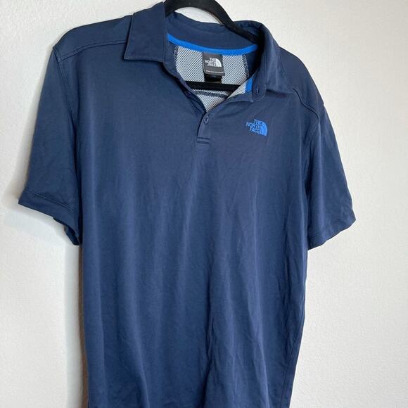 The north face men’s blue polo - Picture 3 of 6